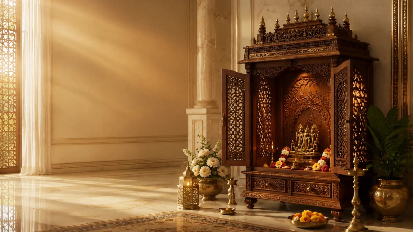 Sanctify your home with handcrafted temples